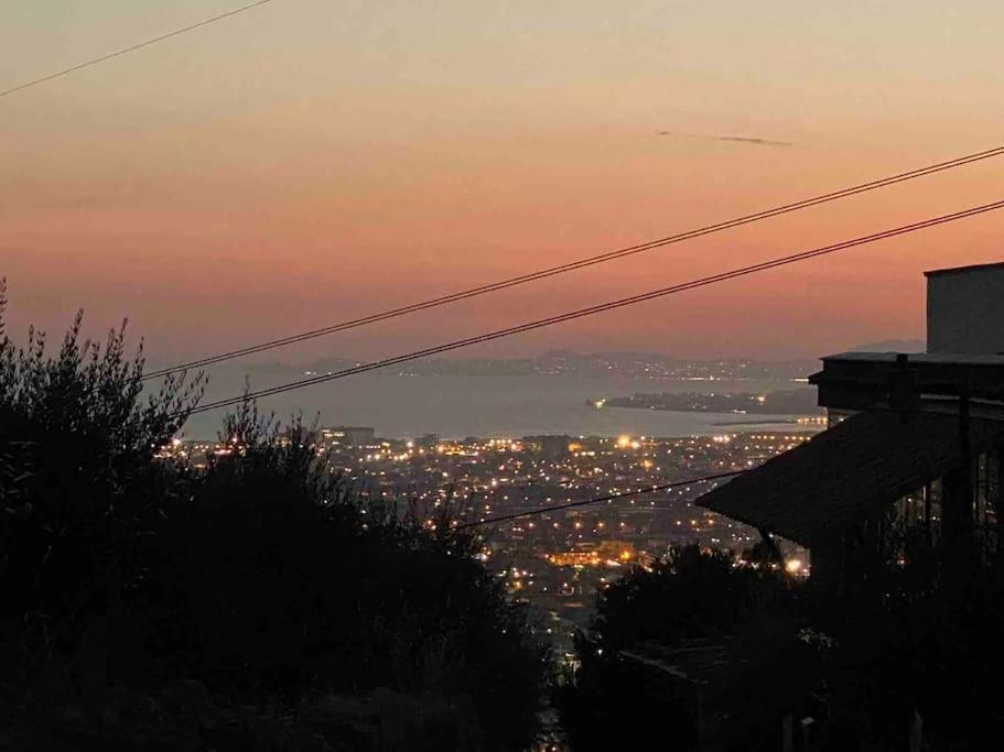 Casale Di Lusso Panoramico Villa Lettere Luaran gambar