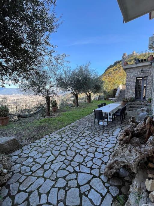 Casale Di Lusso Panoramico Villa Lettere Luaran gambar